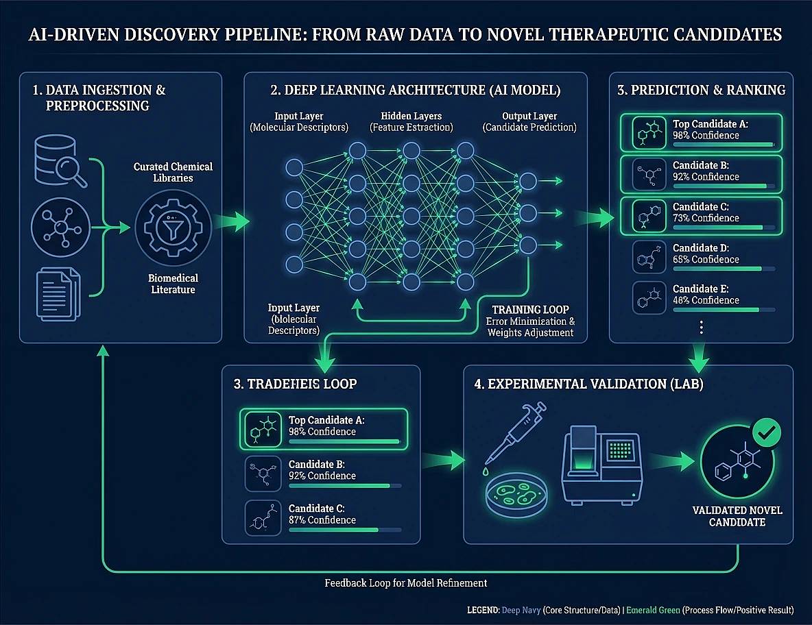 AI driven discovery pipeline